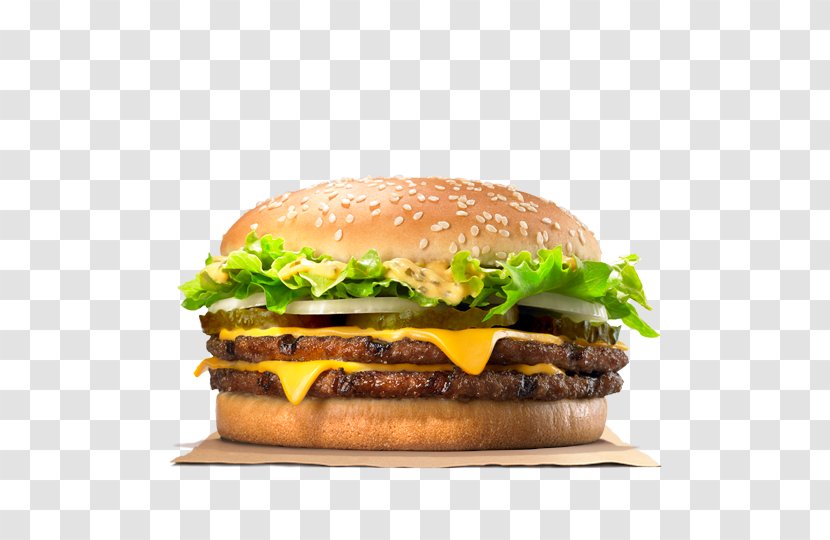 Big King Hamburger BK XXL Whopper Cheeseburger - Fast Food - Burger Transparent PNG