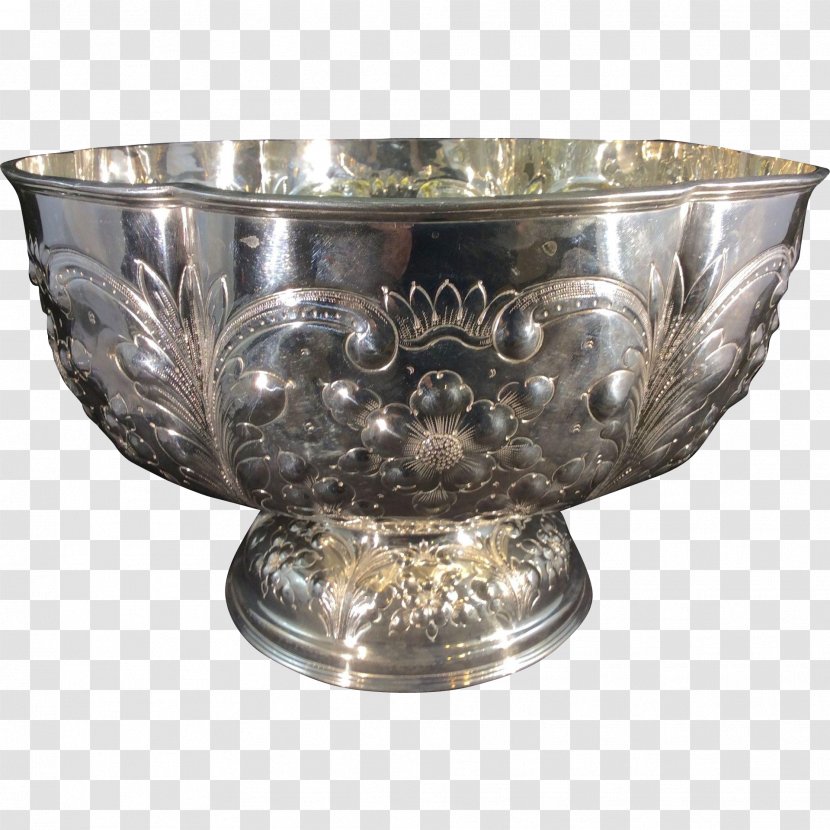 Sheffield Silver Punch Bowl Plate Transparent PNG