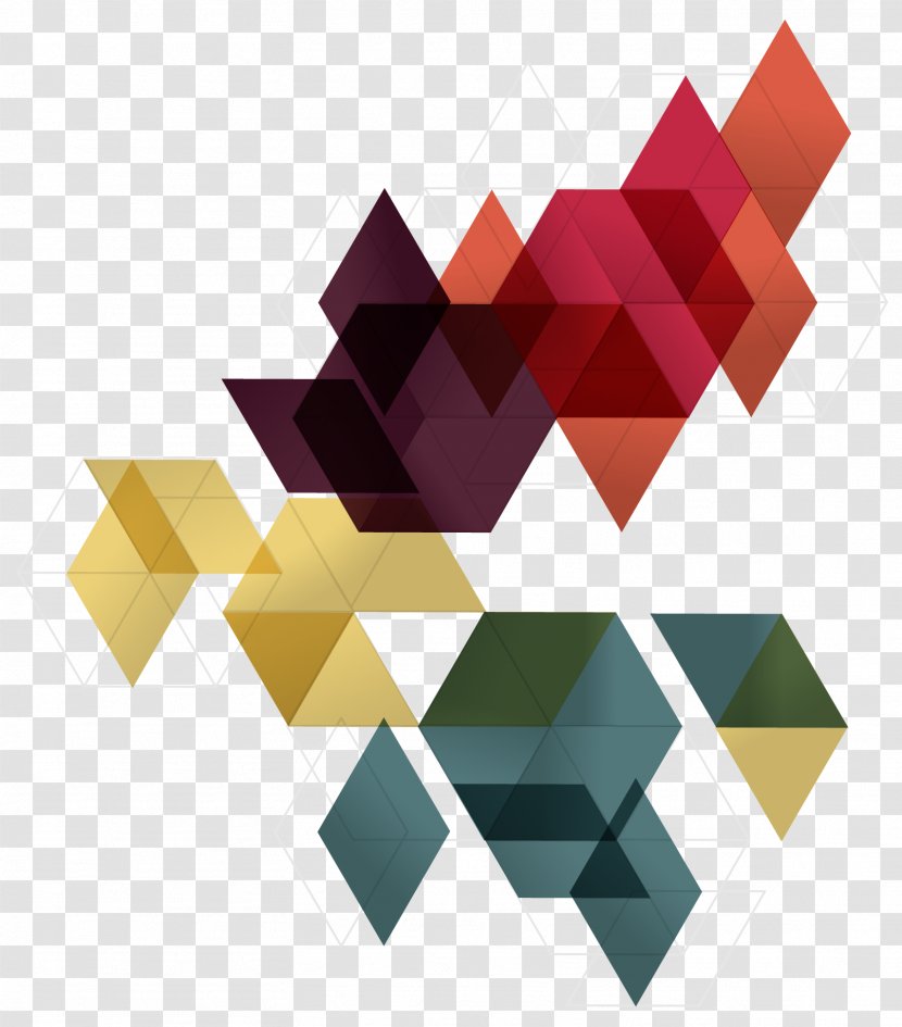 Graphic Design - Watercolor - Line Geometry Transparent PNG