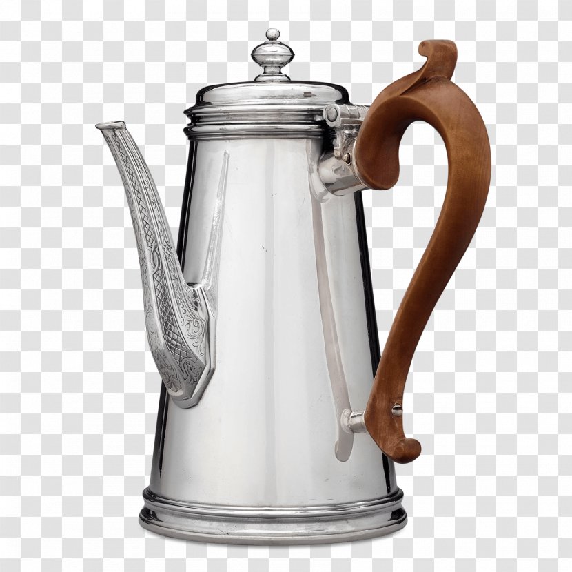 Jug Coffee Britannia Silver - Teapot Transparent PNG