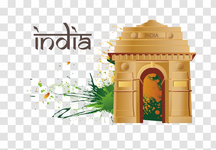 India Gate Icon - Vector Transparent PNG