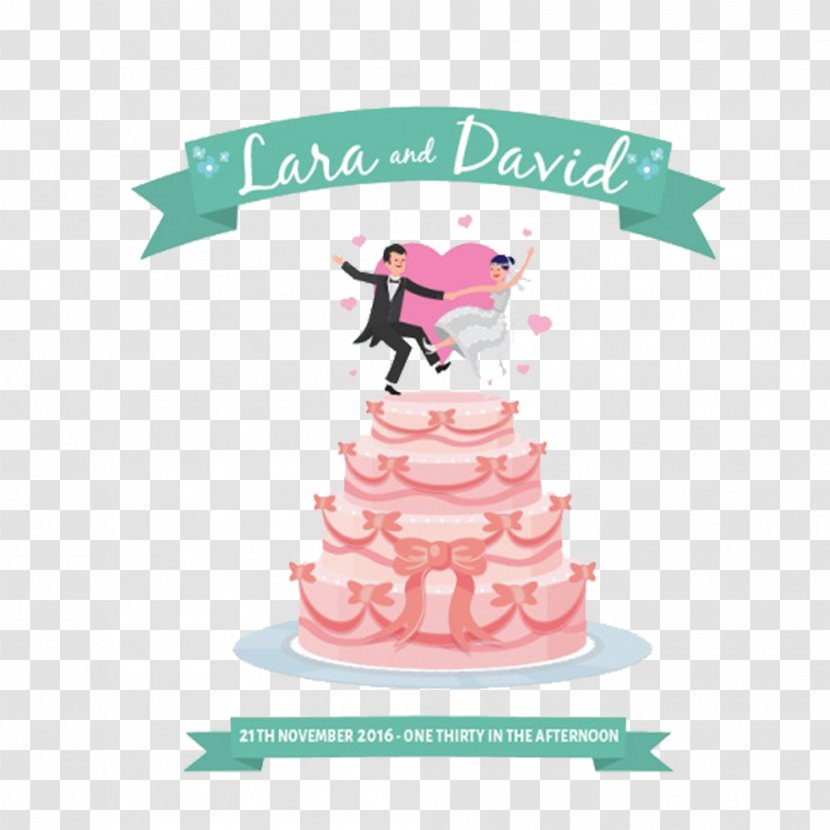 Wedding Cake Birthday Cupcake Invitation - Fresh And Elegant Creative Transparent PNG