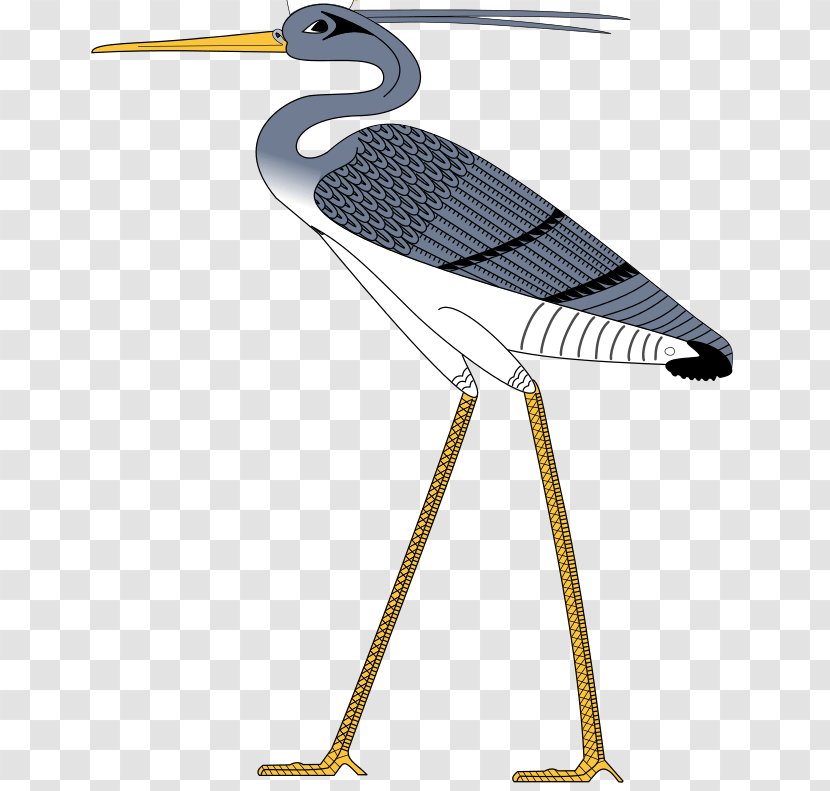 Bird The Bennu Project Egyptian Mythology Grey Heron Transparent PNG