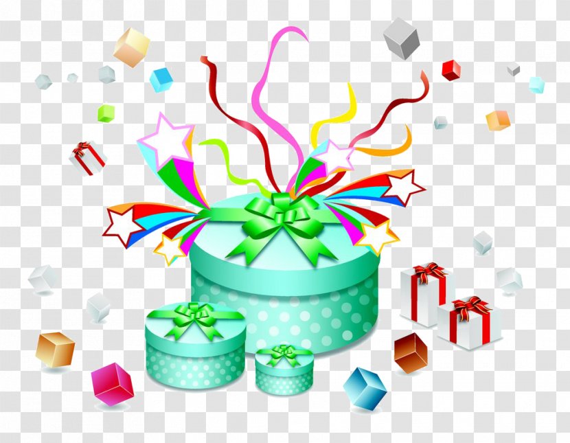 Gift Ribbon Birthday - Star Box Transparent PNG