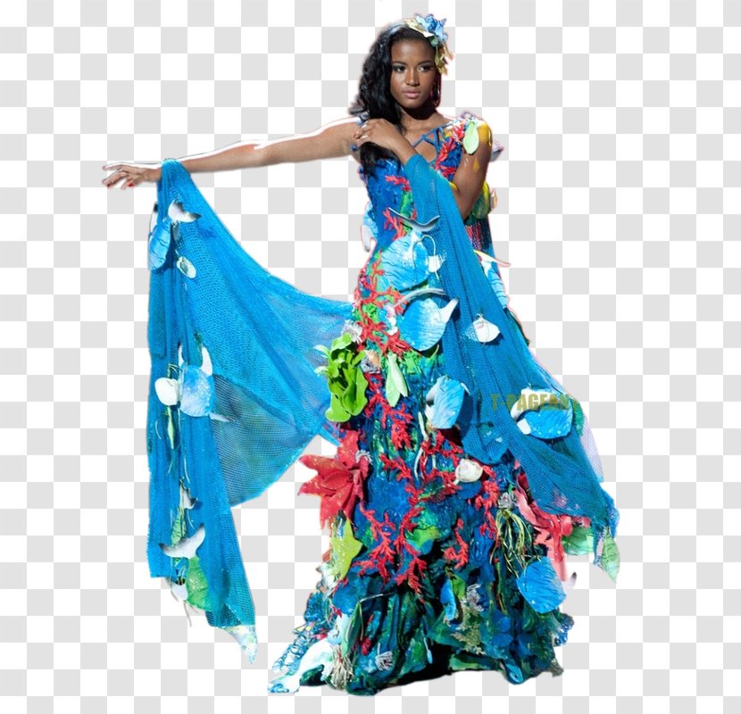Miss Universe 2011 Gown Angola Shoulder - Dancer Transparent PNG