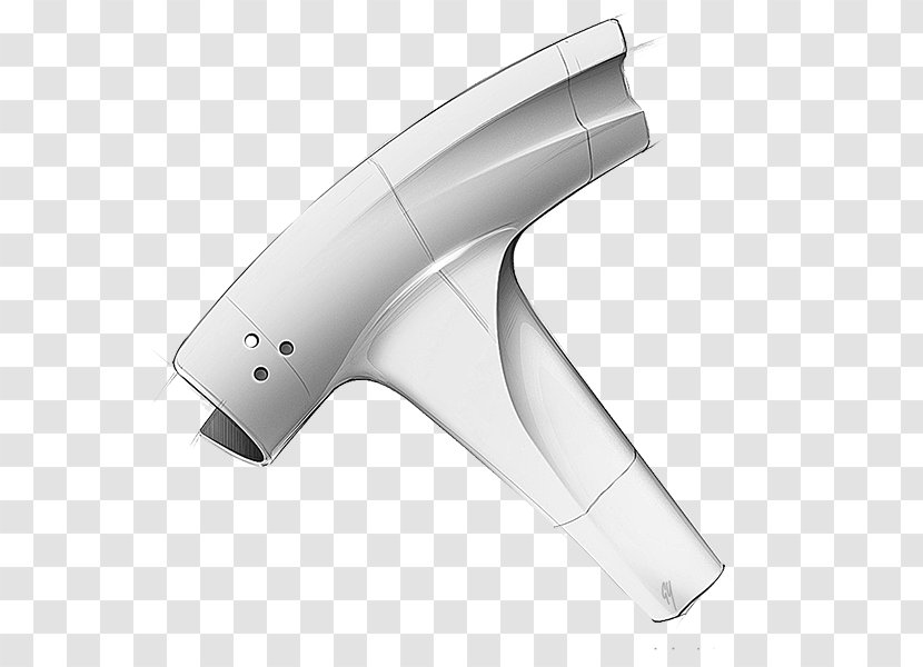 Drawing Designer Behance Sketch - Interior Design Services - Hand-painted White Simple Hair Dryer Transparent PNG