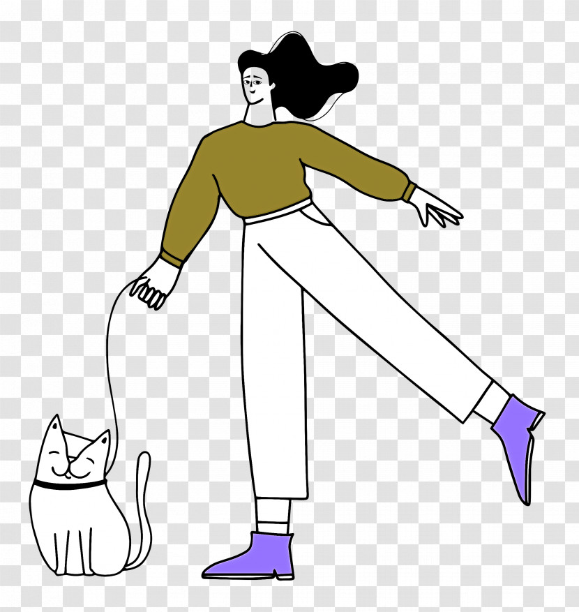 Walking The Cat Transparent PNG