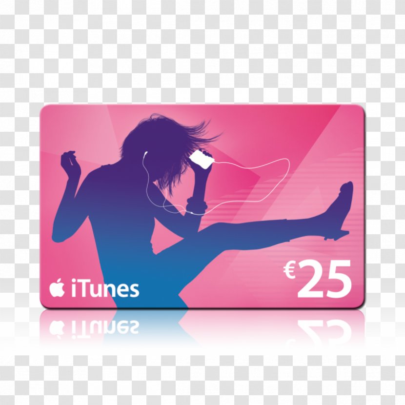 Gift Card ITunes Store App Apple - Silhouette - Voucher Transparent PNG
