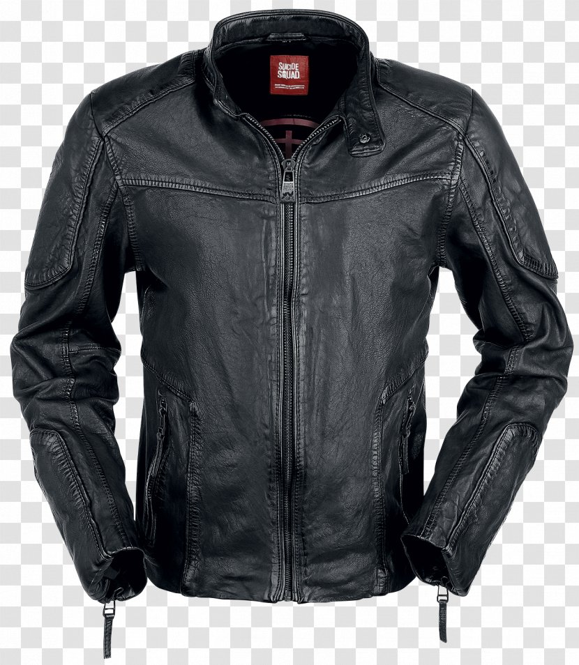 Deadshot Leather Jacket Blouson - Denim Transparent PNG