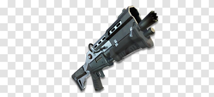 Fortnite Battle Royale Combat Shotgun Firearm - Watercolor - Weapon Transparent PNG