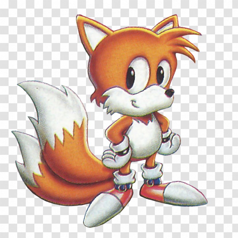 Sonic The Hedgehog 2 Chaos & Knuckles Tails - Mammal Transparent PNG