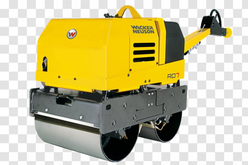 Road Roller Compactor Wacker Neuson Machine Manufacturing - Yellow - Bomag Transparent PNG