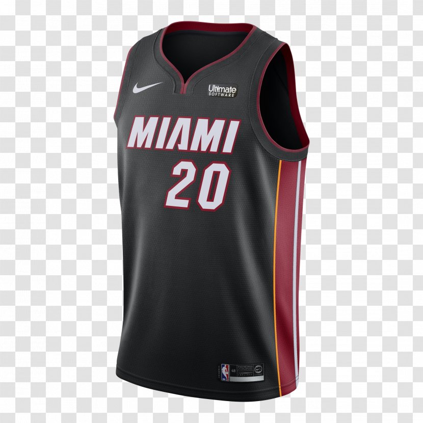 Sports Fan Jersey Active Tank M Miami Heat Nike Icon Swingman Camiseta De La NBA - Bam AdebayoHombr Sleeveless ShirtKevin Durant Face Transparent PNG