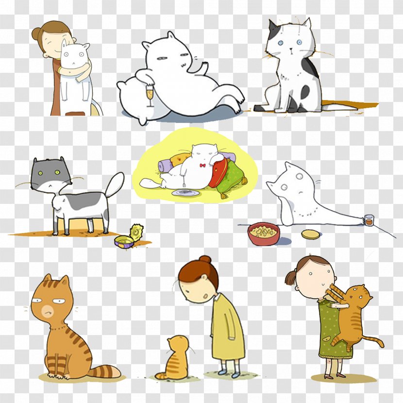 Cat Hello Kitty Clip Art - Like Mammal - Various Transparent PNG