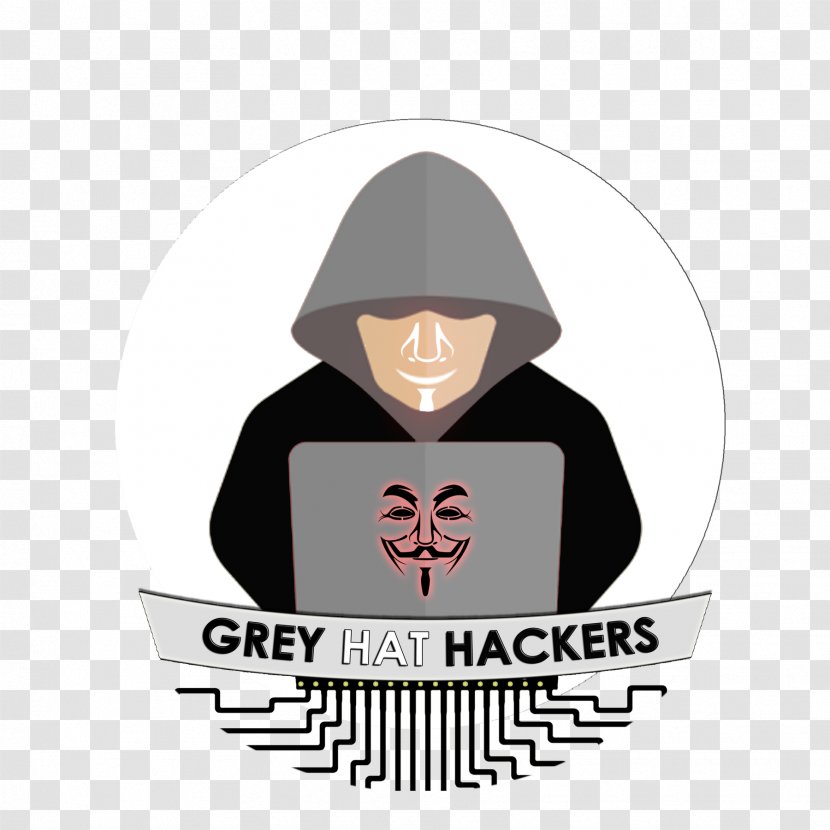 Security Hacker Grey Hat White Black - Computer Transparent PNG