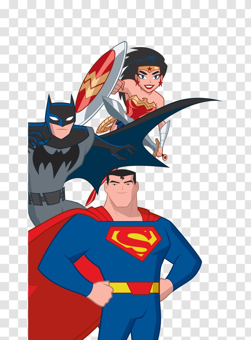 Superman Justice League Wonder Woman Batman Plastic Man - Fiction Transparent PNG
