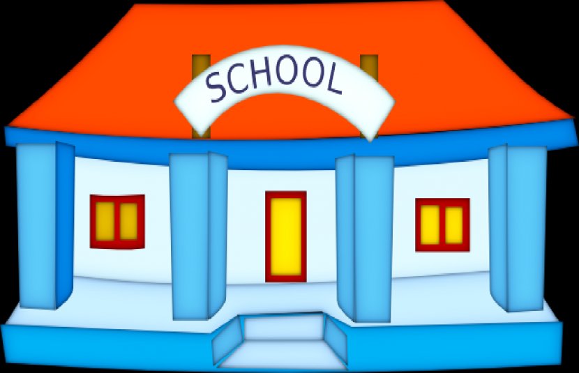 National Primary School Building Escuela Clip Art - Education - Fundraiser Cliparts Transparent PNG