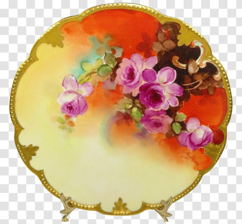 Cut Flowers Floral Design Porcelain - Dishware Transparent PNG
