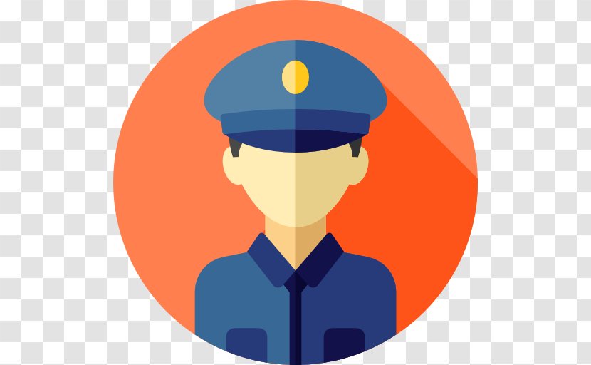 Smile Headgear Electric Blue - Policeman - Computer Servers Transparent PNG
