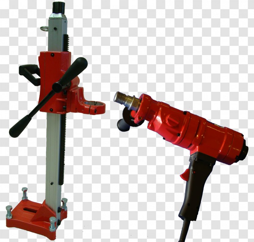 Augers Tool Machine Core Drill Concrete - Electric Motor - Handsaw Transparent PNG