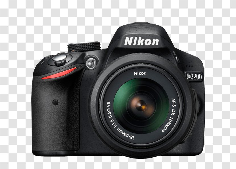 Nikon D3200 D3300 Digital SLR DX Format - Mirrorless Interchangeable Lens Camera Transparent PNG