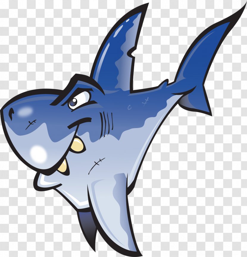 Great White Shark Clip Art - Cartilaginous Fish - Cartoon Transparent PNG