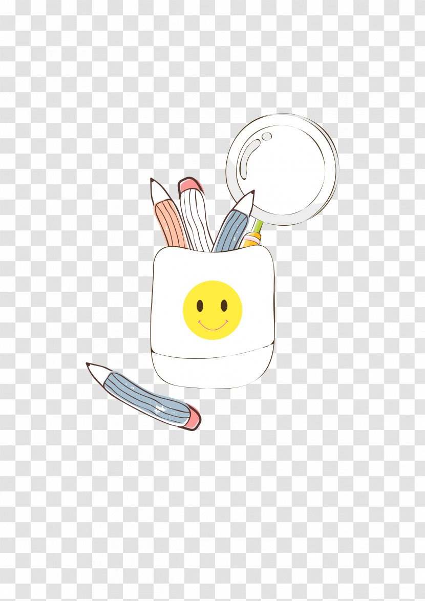 Stationery Brush Pot Marker Pen Transparent PNG