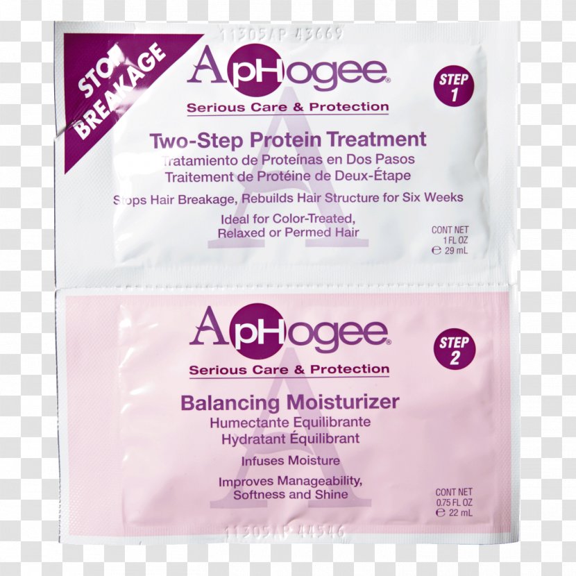 ApHogee Two-Step Protein Treatment 2-Step And Balanced Moisturizer Balancing Hair Care - Health - Brand Transparent PNG