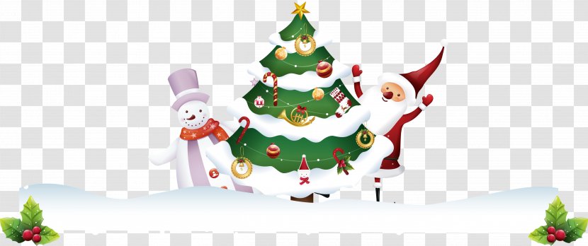 Santa Claus Wedding Invitation Christmas Tree Card - Food - Happy New Year Transparent PNG