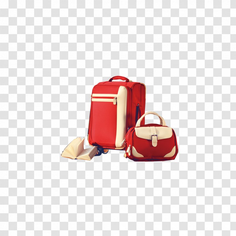Baggage - Handbag - Red Bags Transparent PNG