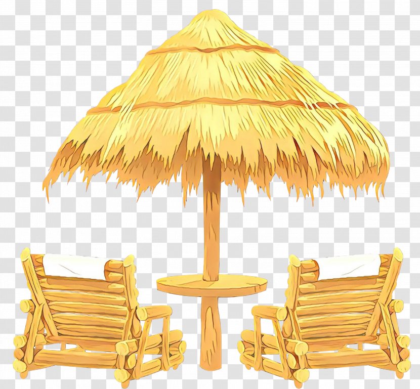 Clip Art Umbrella Beach Image - Yellow Transparent PNG