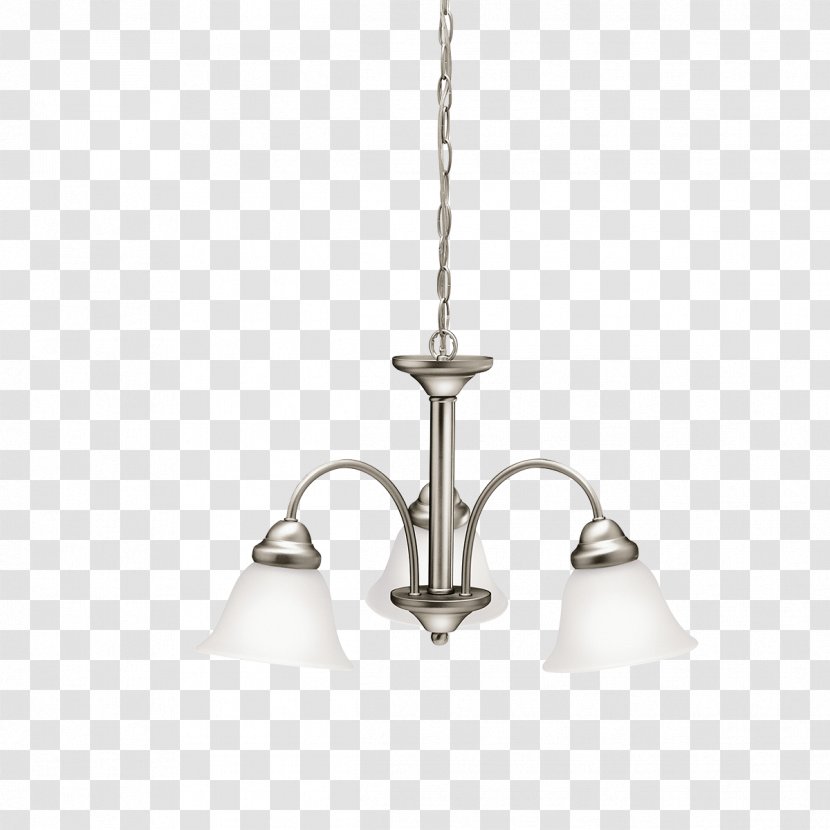 Lighting Chandelier Light Fixture Brushed Metal Transparent PNG