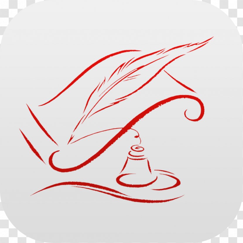 Paper Quill Pens Fountain Pen Ink - Symbol - Writting Feather Transparent PNG