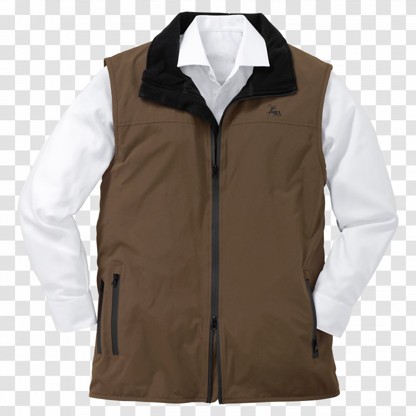 Gilets Jacket Sleeve - Beige - Waistcoat Transparent PNG
