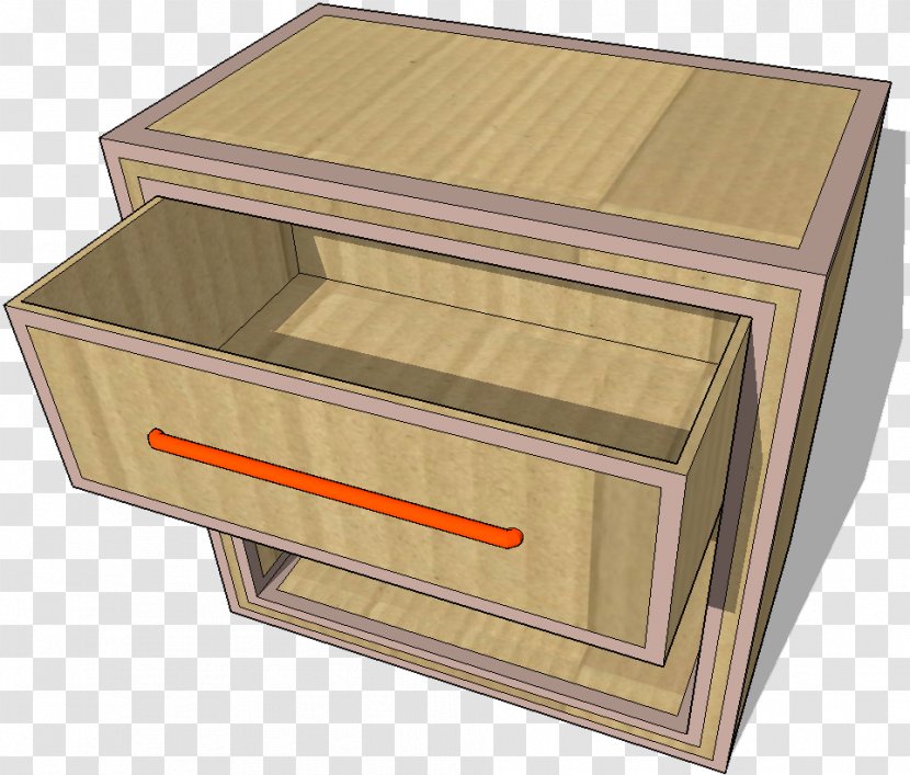 Drawer Table Cardboard - Boxing - Design Transparent PNG
