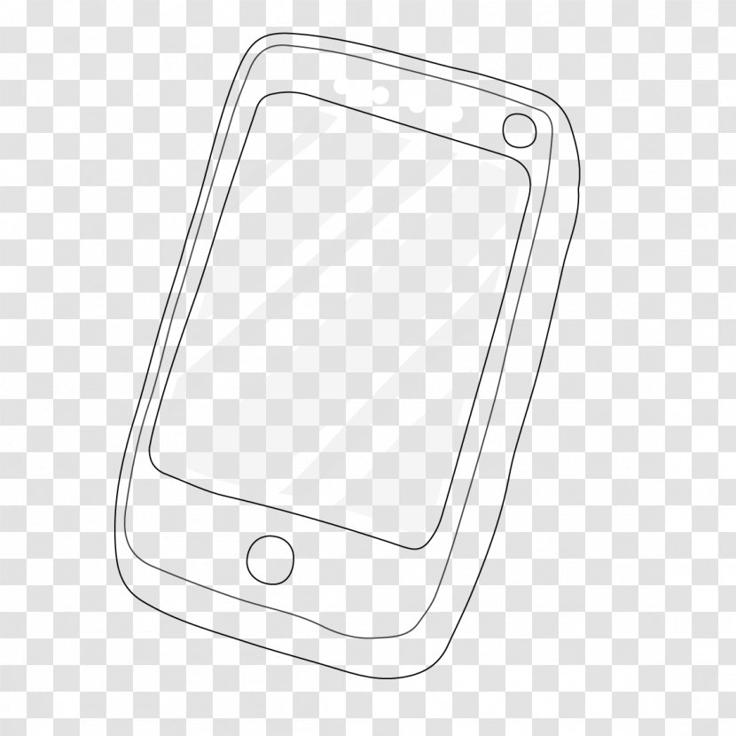 Mobile Phone Accessories Material Angle - Linear Cartoon Transparent PNG
