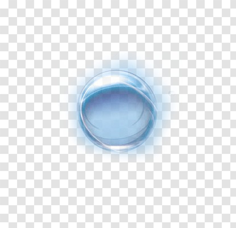Circle - Blue - Floating Drops Of Water Transparent PNG