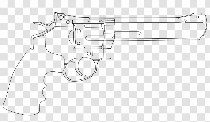 Firearm Weapon Trigger Revolver Air Gun - Hand Transparent PNG