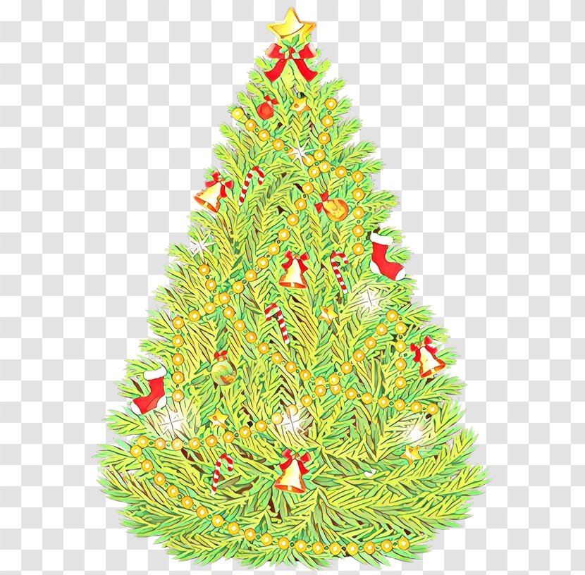 Christmas Tree - Cartoon - Balsam Fir Lodgepole Pine Transparent PNG