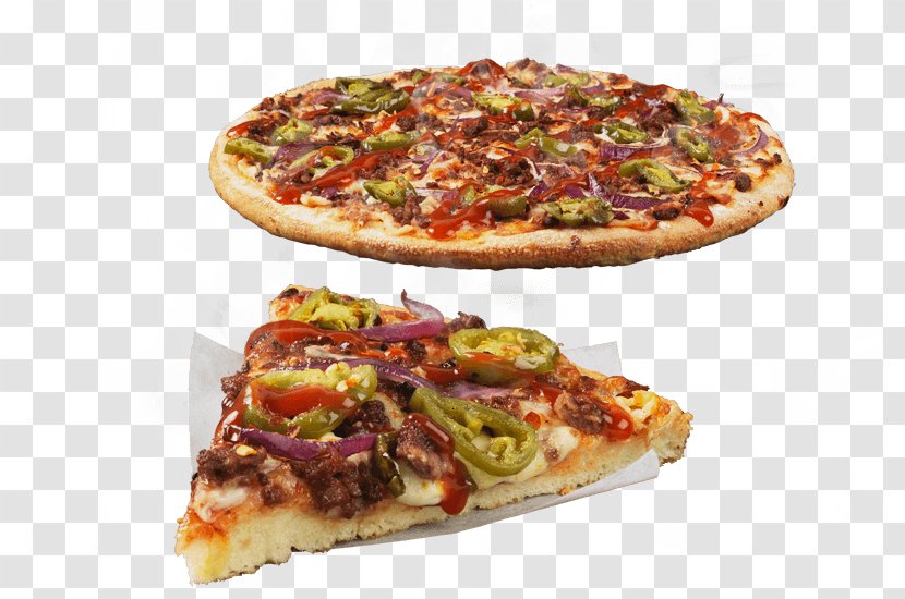 California-style Pizza Sicilian American Cuisine Vegetarian - Pepperoni Transparent PNG