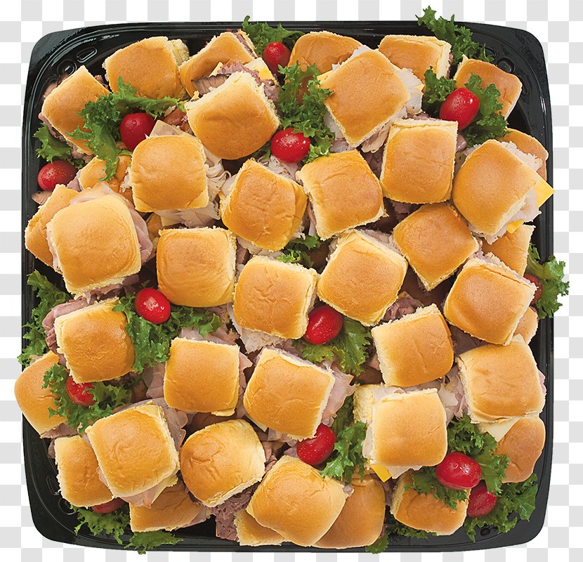 Canapé Delicatessen Croissant Sandwich Platter - Appetizer Transparent PNG