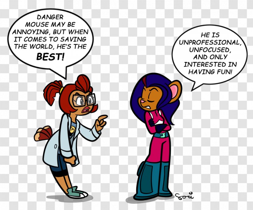 Professor Squawkencluck Cartoon Comics Jeopardy Mouse - Watercolor - Computer Transparent PNG