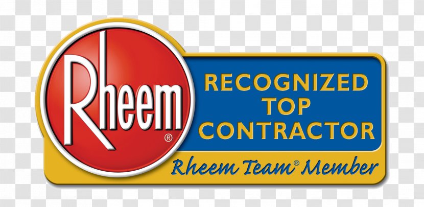 Rheem Air Conditioning Tankless Water Heating HVAC - Signage - Ventilation Transparent PNG