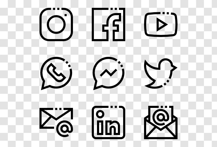 Icon Design Clip Art - Monochrome - Social Communication Transparent PNG