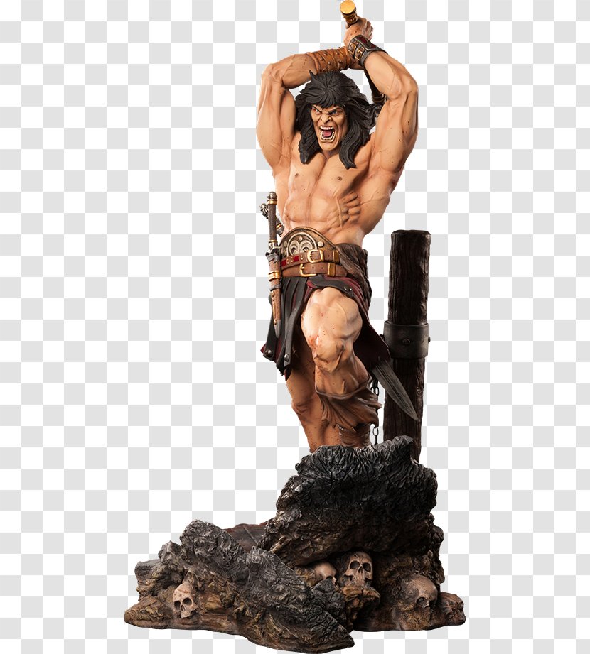 Conan The Barbarian Statue Figurine Amazon.com National Entertainment Collectibles Association - Destroyer Transparent PNG