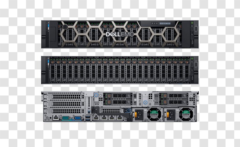 Dell PowerEdge Intel Computer Hardware Servers - Component Transparent PNG