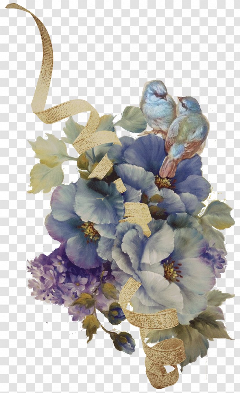 Painting Decoupage Art - Hand Painted Flowers Transparent PNG