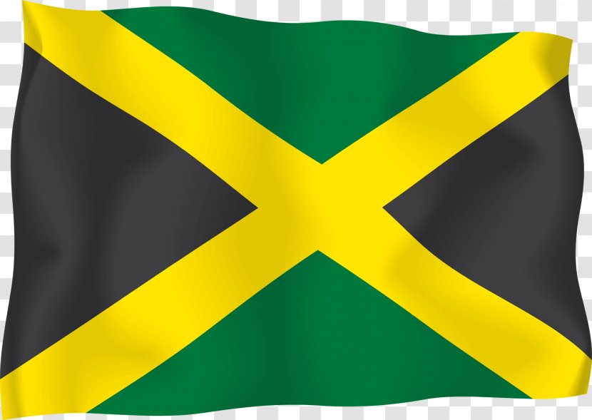 Flag Of Jamaica National Wales - Color - 72dpi Transparent PNG