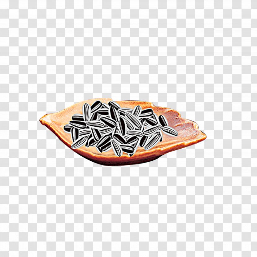 Kuaci Cartoon - Common Sunflower - A Dish Of Melon Seeds Transparent PNG