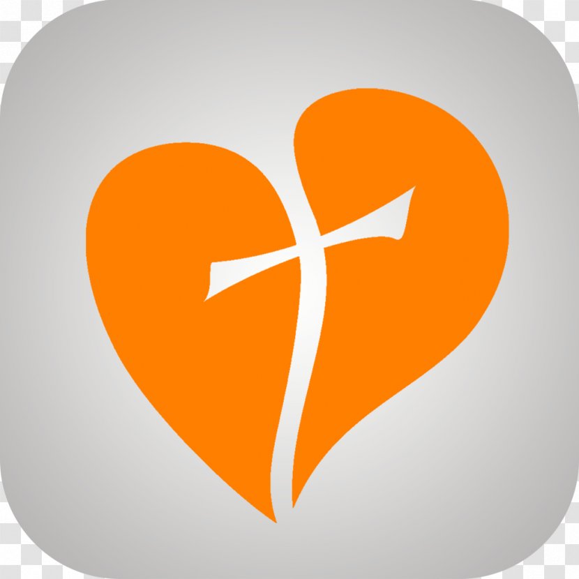 Heart Font - Orange - Design Transparent PNG